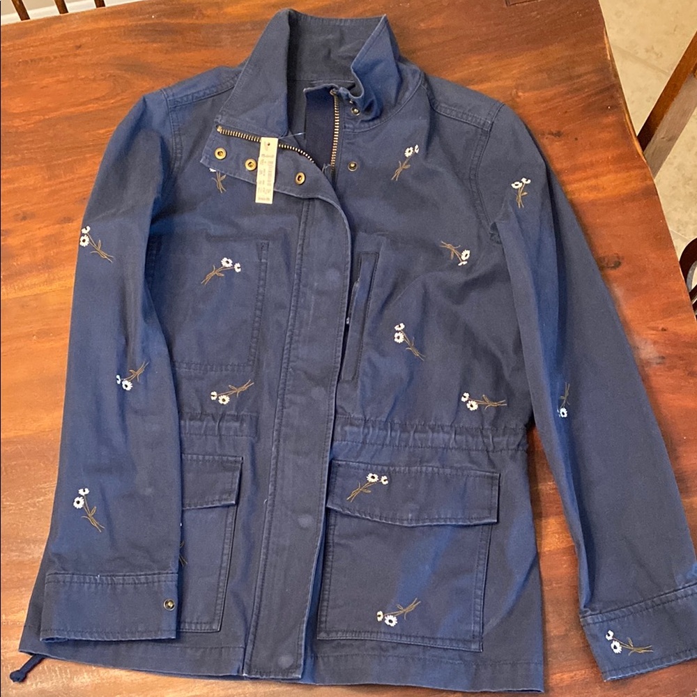 Madewell Embroidered Blue Women's Jacket